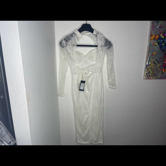 White midi dress lace - Picture 8 of 8